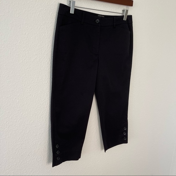 Talbots Petites The Perfect Skimmer black capri pants - Picture 3 of 11